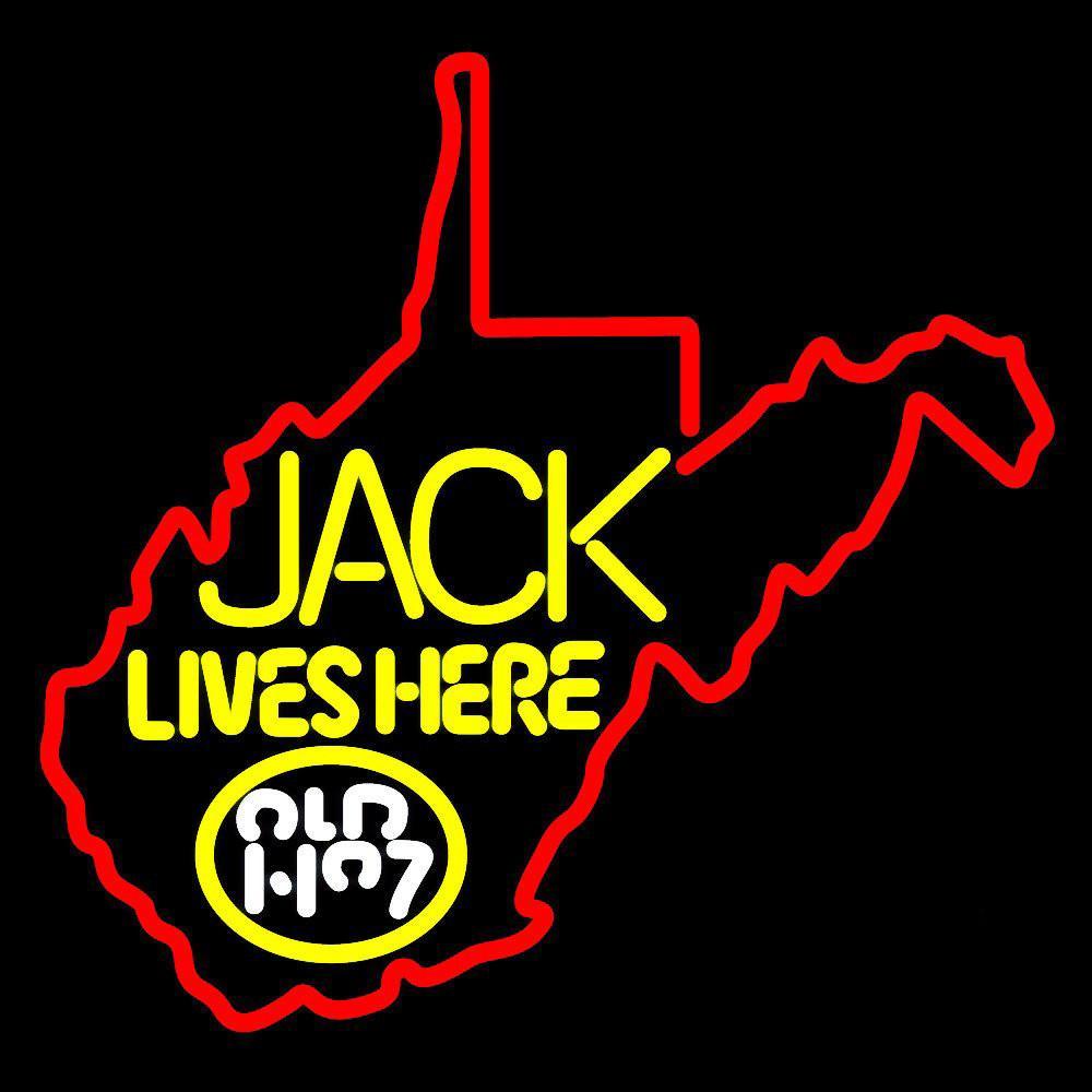 Jack Lives Here West Viginia Neon Sign